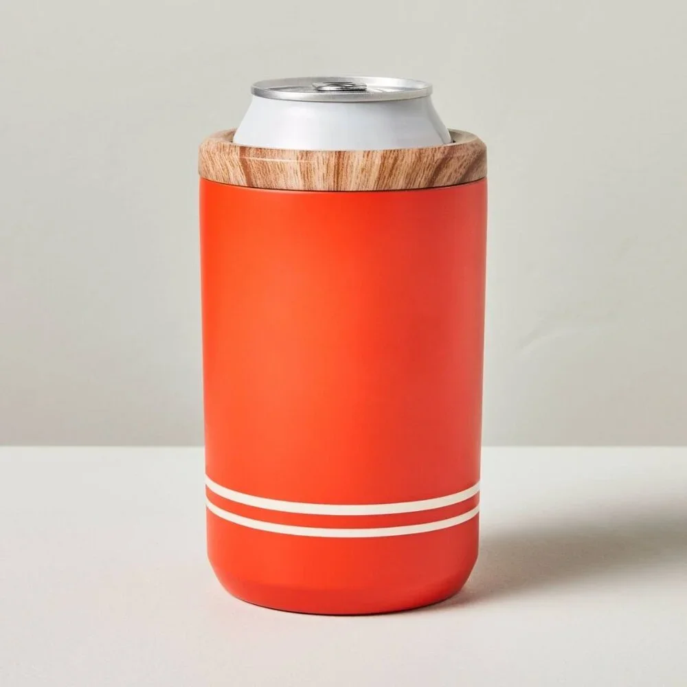 11oz Insulated Can & Bottle Cooler Poppy Red‎ - Hearth & Hand Magnolia Target